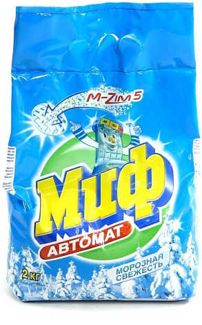 Стиральный порошок Миф-автомат, 2 кг