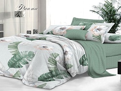 Комплект постельного белья 2-х спальный Макси  "Sateen De Luxe" Эльф, Фаина
