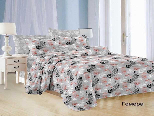 Комплект постельного белья 1,5 спальный Satin Collection, Гемера
