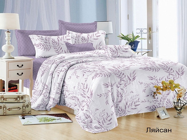 Комплект постельного белья Семейный Satin Collection, Ляйсан