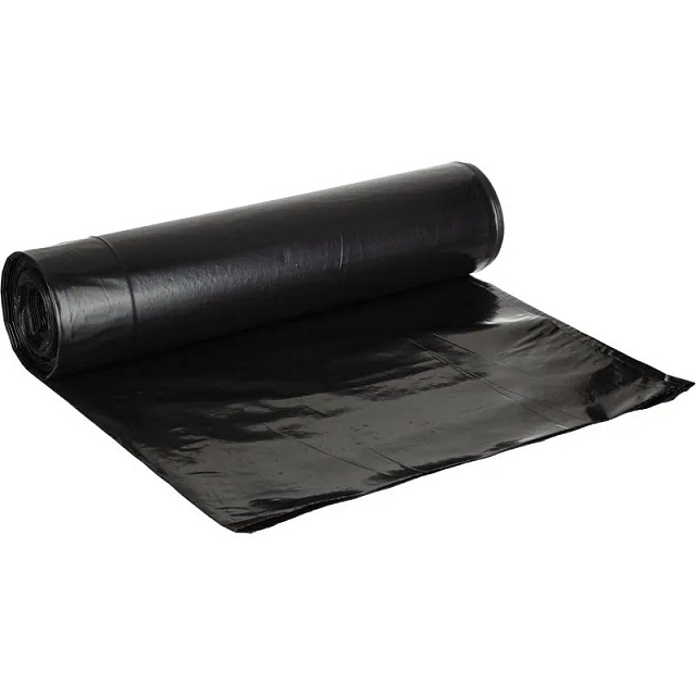 Мешки для мусора БРОНЯ 300л.ПВД черные 60 мкр 105*150см, (10шт)