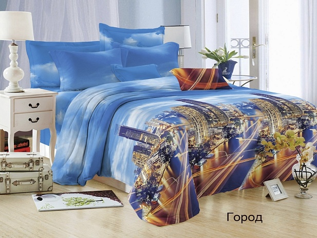 Комплект постельного белья Семейный Felicita, Город