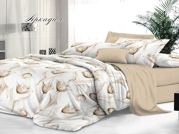 Комплект постельного белья 1,5 спальное "Sateen De Luxe" Эльф, Аркадия