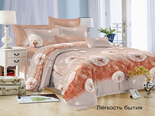 Комплект постельного белья 2-х спальный Satin Collection, Лёгкость бытия