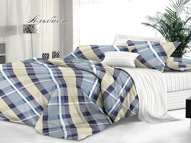 Комплект постельного белья 1,5 спальное "Sateen De Luxe" Эльф, Альбион