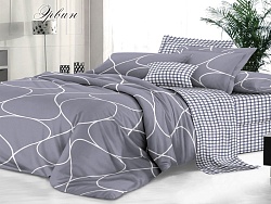 Комплект постельного белья 2-х спальный Макси "Sateen De Luxe" Эльф, Эрвин