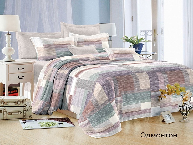 Комплект постельного белья 2-х спальный Satin Collection, Эдмонтон