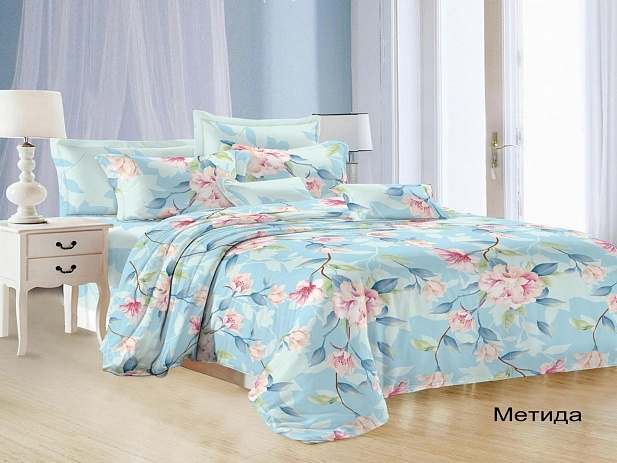 Комплект постельного белья 1,5 спальный Satin Collection, Метида
