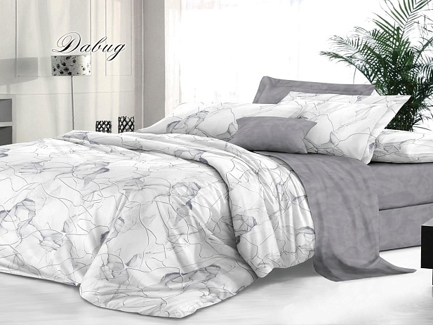 Комплект постельного белья Евро "Sateen De Luxe" Эльф,  Давид