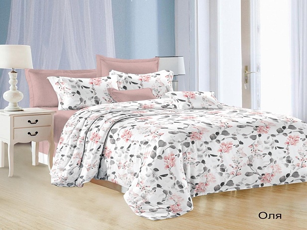 Комплект постельного белья 2-х спальный Satin Collection, Оля