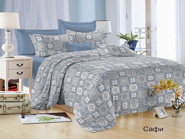 Комплект постельного белья Евростандарт Satin Collection, Сафи