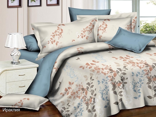 Комплект постельного белья Семейный Satin Collection, Ираклия
