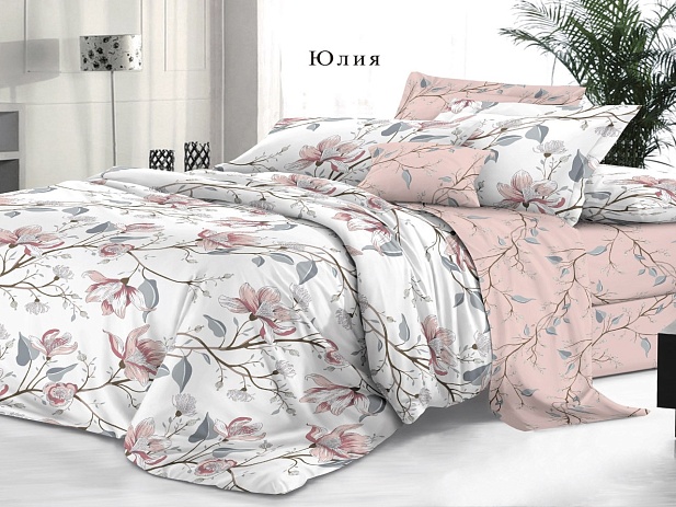 Комплект постельного белья 1,5 спальное "Sateen De Luxe" Эльф, Юлия