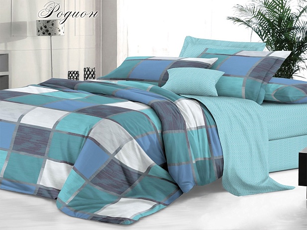 Комплект постельного белья Евро "Sateen De Luxe" Эльф, Родион