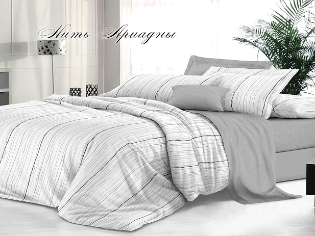 Комплект постельного белья 1,5 спальное "Sateen De Luxe" Эльф, Нить Ариадны