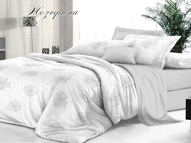 Комплект постельного белья Евро "Sateen De Luxe" Эльф, Жозефина