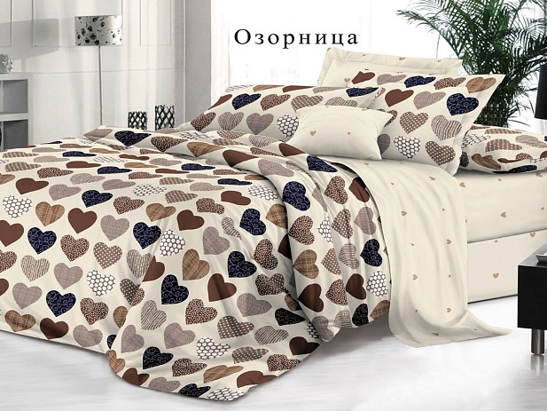 Комплект постельного белья 1,5 спальный "Белла Вита Люкс" Эльф, Озорница
