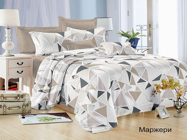 Комплект постельного белья Евростандарт Satin Collection, Маржери